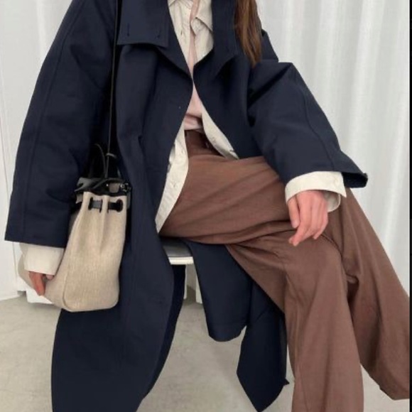 OAK + FORT Jackets & Blazers - Vintage Oversized Trench Coat